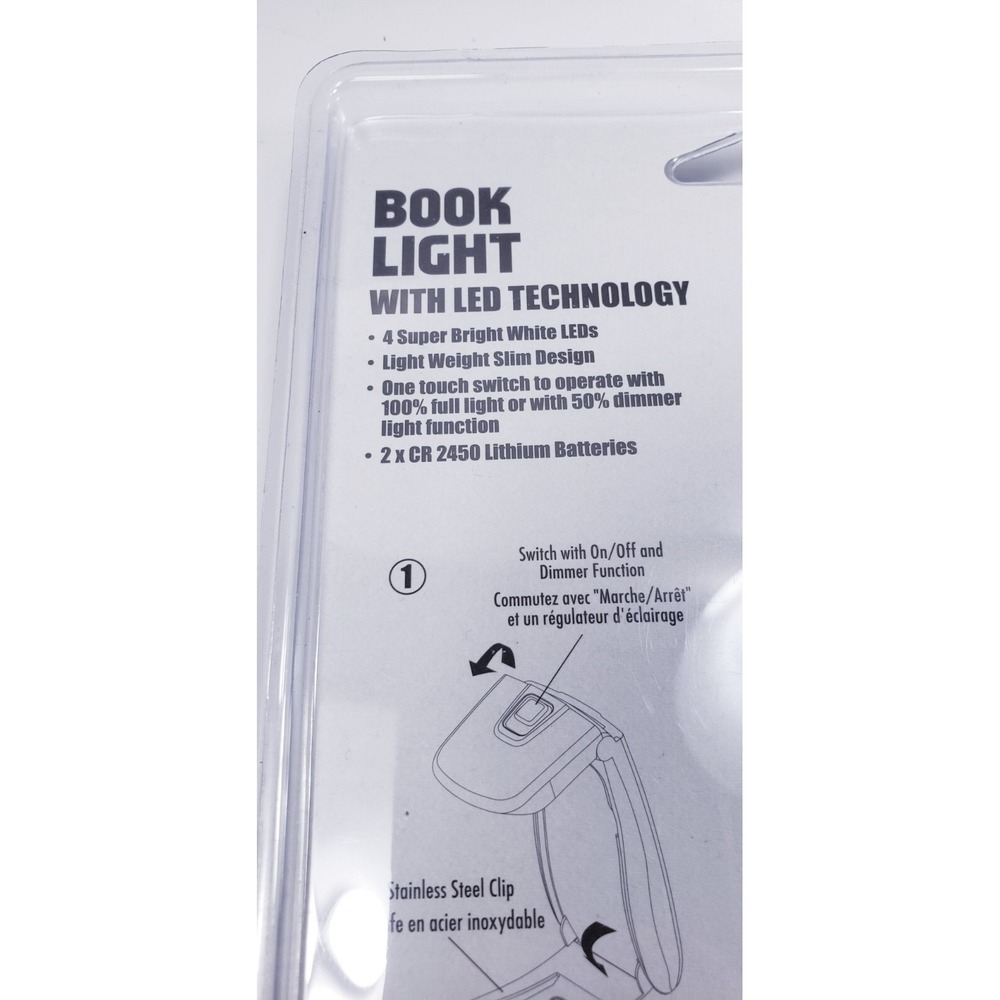 Merangue Book Light LED Light Book Reading Light - Picture 4 of 8